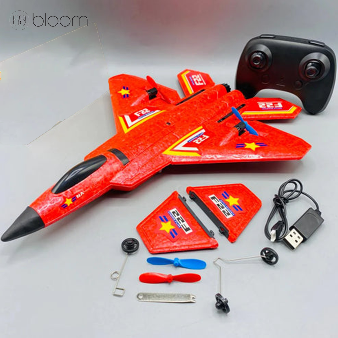 SU-35 / F22 Pro Remote Control Foam Plane for Kids - Durable, Fun & Safe Flying Toy