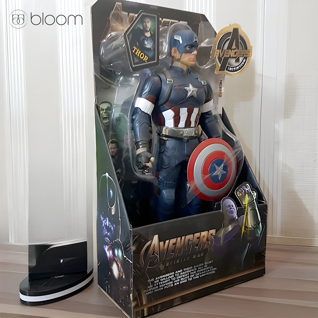 12-Inch Premium Captain America Action Figure - Durable & Poseable Toy