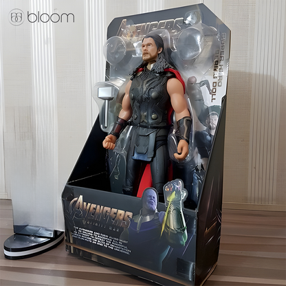 12-Inch Premium Thor Action Figure - Poseable & Durable Toy