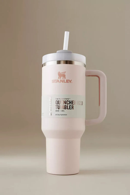 Quencher H2.0 Beige Tumbler – Stylish Water Bottle & Sipper Cup