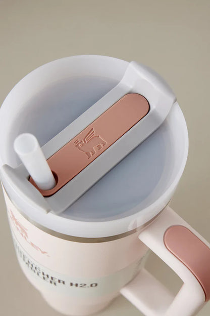 Quencher H2.0 Beige Tumbler – Stylish Water Bottle & Sipper Cup