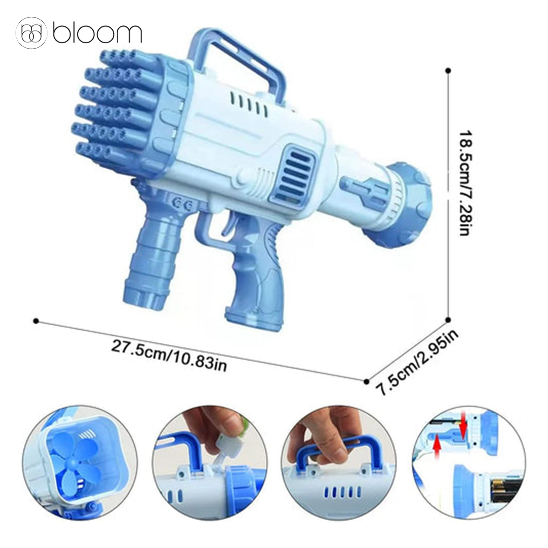 36 / 8 Hole Bazooka Bubble Water Gun | Bazooka Water Bubble