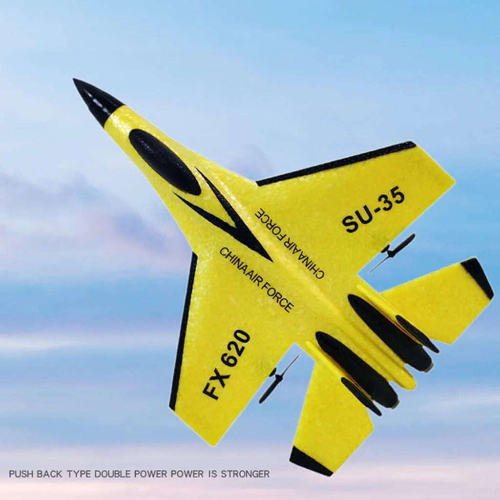 SU-35 / F22 Pro Remote Control Foam Plane for Kids - Durable, Fun & Safe Flying Toy