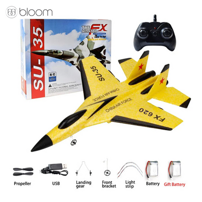 SU-35 / F22 Pro Remote Control Foam Plane for Kids - Durable, Fun & Safe Flying Toy