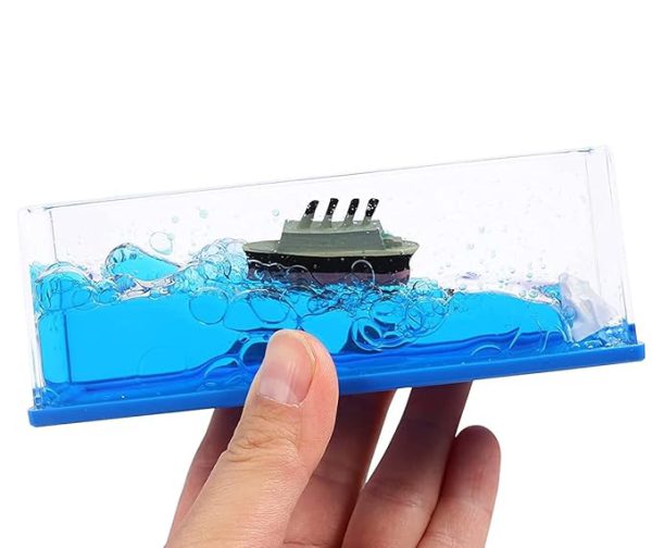 Car Interior Accessories Dashboard Decoration,moving Titanic Liquid Wave Cruise Ship,car Dash Board Living Room Office Smooth Movement