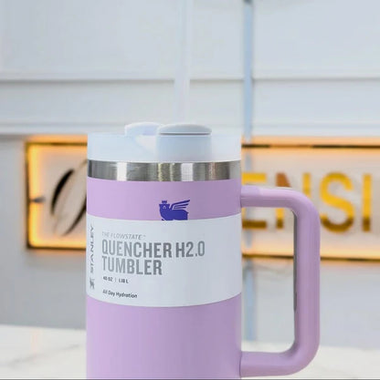 Purple Tumbler Quencher H2.0 – Insulated Water Bottle & Sipper