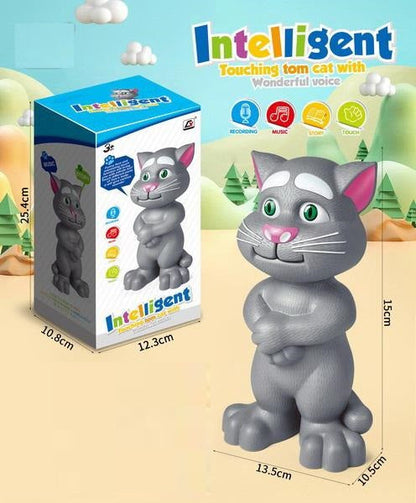 Talking Tom Smart Mimic Toy | Voice Recording, Stories, Music & Touch Response for Kids